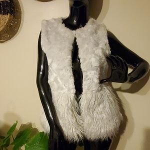Faux Fur & faux Llama Vest